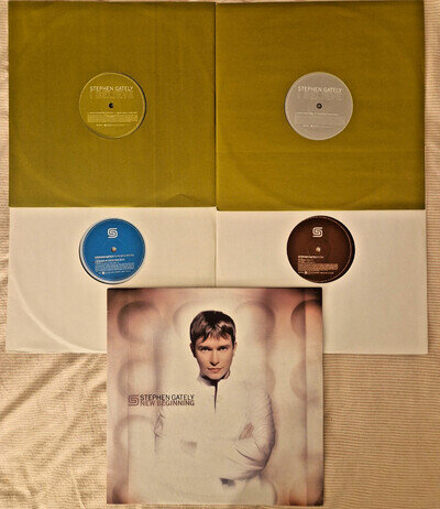 x5 STEPHEN GATELY 12" VINYL PROMOS-BOYZONE-STAY-NEW BEGINNING-I BELIEVE