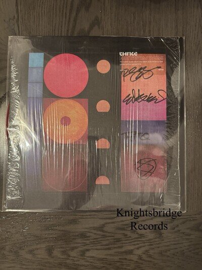 Thrice Horizons West Opaque Maroon Vinyl LP SIGNED Cover AUTOGRAPHED PROOF