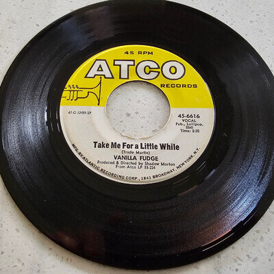 Vanilla Fudge – Take Me For A Little While / Thoughts - 1968 Psyche Rock 7"
