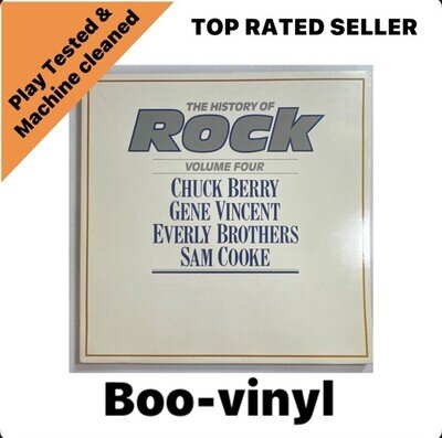 The History Of Rock~ Chuck Berry (Volume Four ) - Double Vinyl LP EX / EX