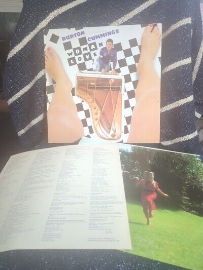 Burton Cummings 'Woman Love' vinyl LP record - XPEC 80040 - EX w/ Lyrics sheet!