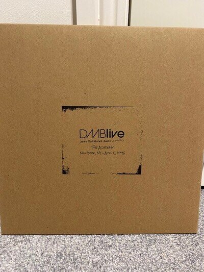 Dave Matthews Band Live 4 LP Vinyl The Academy, New York 1995