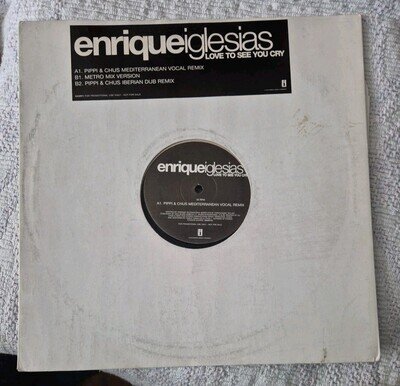 Enrique Iglesias - Love To See You Cry - Used Vinyl Record 12-Promo VG+/VG (5613