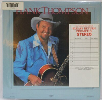 HANK THOMPSON BBC GRAMOPHONE LIBRARY LP RECORD "HANK THOMPSON" (DOT)