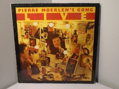 GONG - Pierre Moerlen's Gong LIVE EU Vinyl LP 202 205, 1980 LP