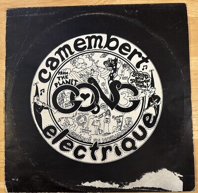 Camembert Electrique. Gong (1971) 1974 re-issue - Vinyl OK, sleeve damaged