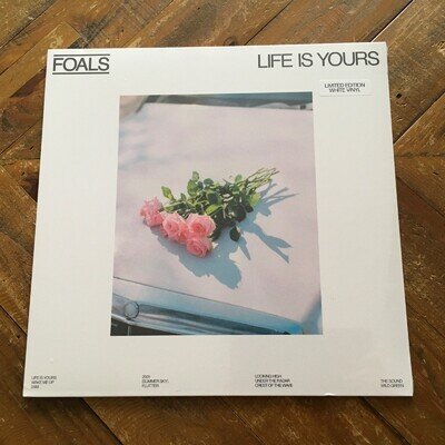 Foals - Life Is Yours (EU white Vinyl LP, 2022) Limited Edition. Mint, Sealed.