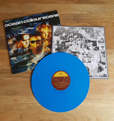 New mint Ocean Colour Scene debut Album Vinyl LP Blue colour unplayed oasis