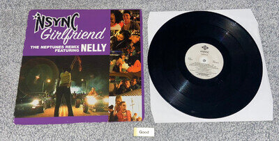 NSYNC Featuring Nelly Girlfriend (The Neptunes Remix) 2001 12" Vinyl - Good