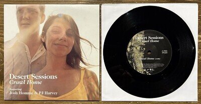 Desert Sessions Crawl Home Ft Josh Homme & PJ Harvey RARE Vinyl 7” Single 2003