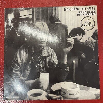 Marianne Faithfull Broken English 12" Vinyl Single 1982 ISLAND VG+