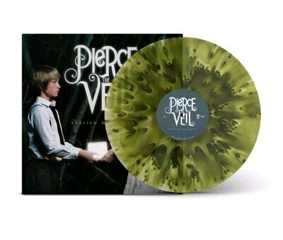 Pierce The Veil Selfish Machines Transparent And Swamp Green Vinyl /250 in hand