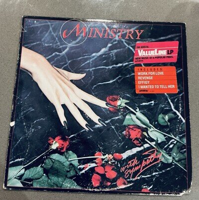 With Sympathy By Ministry 12” LP Vinyl 1983