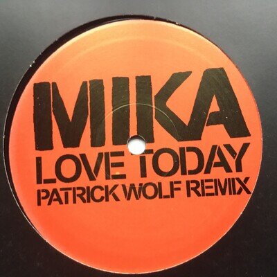 Mika Love Today Patrick Wolf Remix Vinyl Record Ep 10” Very Rare One Sided