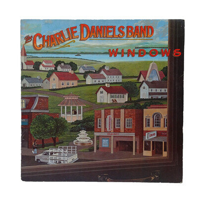 CHARLIE DANIELS BAND Windows 1982 Dutch vinyl LP + INNER Promo EX/VG+