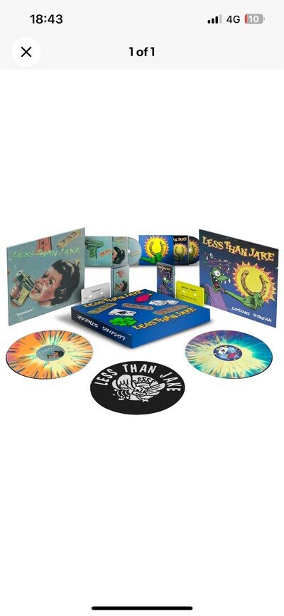 Less Than Jake “Forever Versions” Box Set - Pezcore and Losing Streak Vinyl LPs