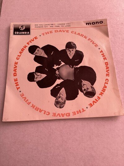 The Dave Clark Five 7” Vinyl EP…The Dave Clark Five…