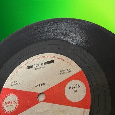 Roy C - Shotgun Wedding / I Am Gonna Make It 7" VG 1966 Island WI-273 1st Press