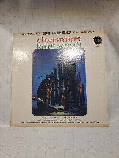 Kate Smith Christmas Holiday Music LP 12" Vinyl Record (RSX-1)