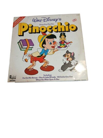 Walt Disney's Original Soundtrack Pinocchio 1940 HM 969 (mono) Record Vinyl LP