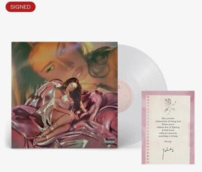 KALI UCHIS SINCERELY, USA EDITION LARGE SIGNED LETTER PEARL OPAQUE VINYL NEW