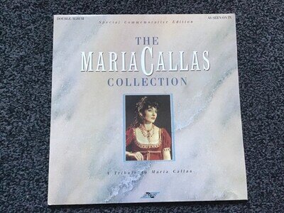 THE MARIA CALLAS COLLECTION 1987 UK DOUBLE LP STYLUS (SMR 732) NEAR MINT !