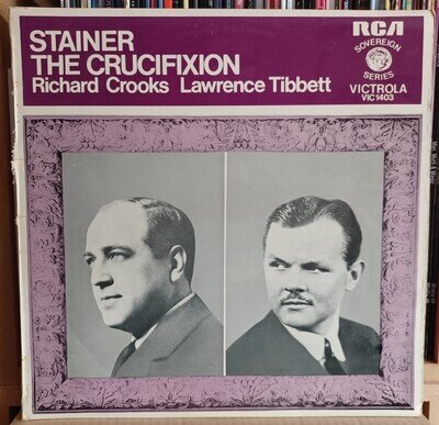 (25) John Stainer, Richard Crooks, Lawrence Tibbett - The Crucifixion LP mono