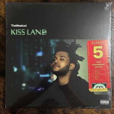 The Weeknd Kiss Land 5th Anniversary Edition On Transparent Green Vinyl