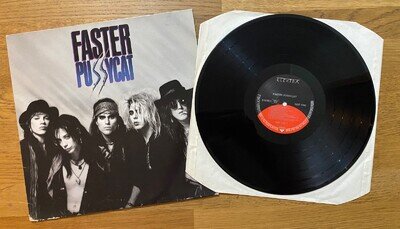 Faster Pussycat Self Titled 1987 Germany 1st Elektra 960 730-1 VG/EX