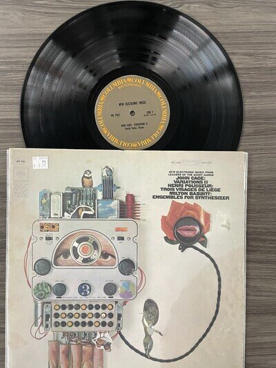 John Cage Variations II LP Vinyl EX Electronic Music Avant Garde 1967 Masterwork