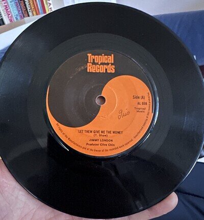 Jimmy London / Let Them Give Me The Money - 7" Vinyl Reggae AL 038 - VG+
