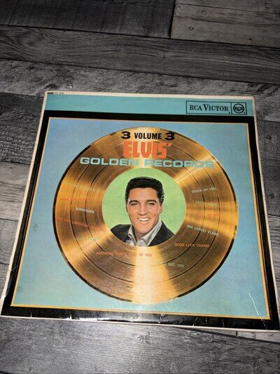 Elvis Presley - Golden Records Vol 3 - 12” Vinyl Record LP - 1970 RCA UK Mono