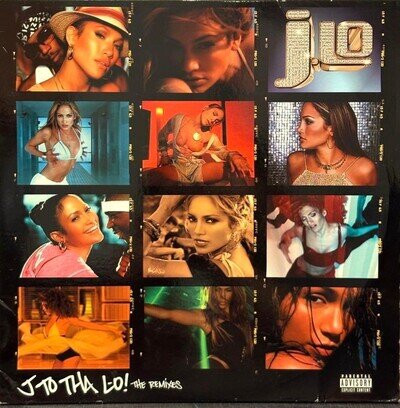J-Lo J To Tha L-O! (The Remixes) 2LP 2002 US Original Jennifer Lopez Blue Vinyl