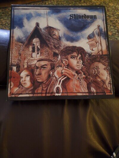 Us and Them by Shinedown (Record, 2021) Purple w/ Black Smoke Vinyl LP