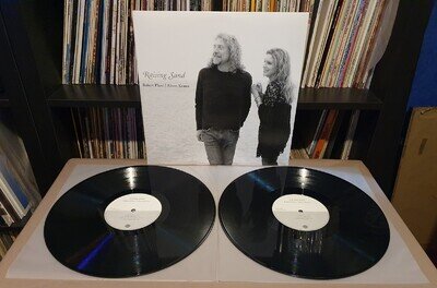 ROBERT PLANT ALISON KRAUSS Raising Sand Double Vinyl L.P *2007 USA Press* EX/EX