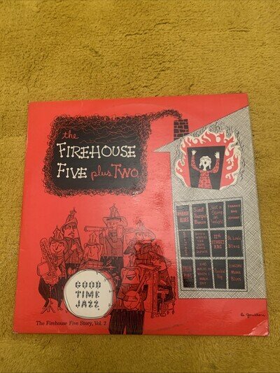 Firehouse Five Plus Two Story Vol. 2 LP, Original Good Time Jazz, Mint Condit