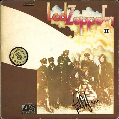 LED ZEPPELIN II Vinyl LP JOHN PAUL JONES Stairway to Heaven Dog Autograph SIGNED