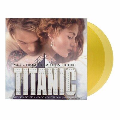 HORNER, James - Titanic (Soundtrack) - TRANSLUCENT YELLOW VINYL 2XLP