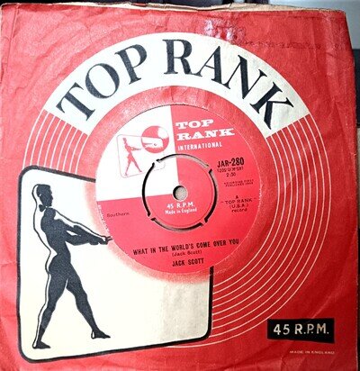 Jack Scott - What In The World's Come Over You. vinyl records 7 inch