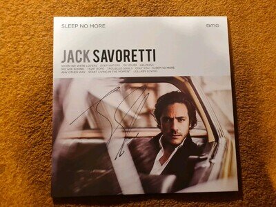 Jack Savoretti Sleep No More Signed Vinyl