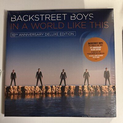 BACKSTREET BOYS - IN A WORLD LIKE THIS 10Th Anniversary 12” Coloured Vinyl New