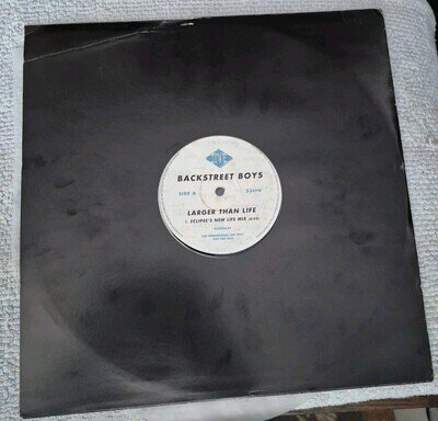 Backstreet Boys - Larger Than Life - UK Promo 12" Vinyl - 1999 VG+ (4851)