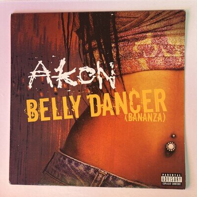 Akon 12” Vinyl Single Belly Dancer (Bananza) Universal Records 2005 VG+
