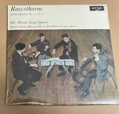 ZRG 5489 Rawsthorne String Quartets 1, 2 & 3 Alberni Quartet SEALED