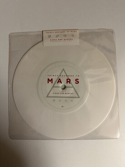 Thirty Seconds To Mars - Kings And Queens 7" White Vinyl Sealed