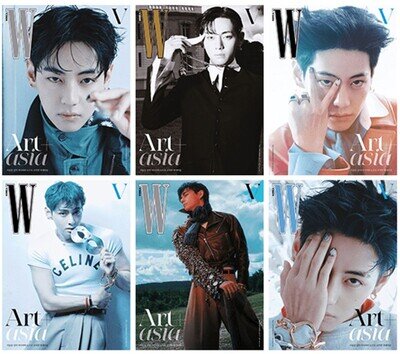 W KOREA MAGAZINE 2025 VOL.9 BTS V COVER A~F Ver / Magazine(Photo Book)+GIFT