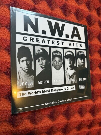 N.W.A GREATEST HITS 2X VINYL LP REISSUE BRAND NEW record