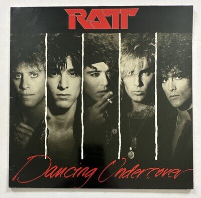 Ratt Dancing Undercover LP vinyl Germany Atlantic 1986 + inner 7816831 Ex / Ex
