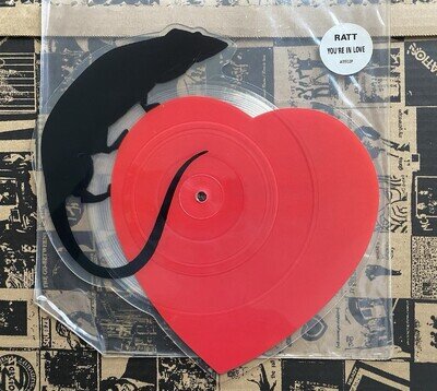 Ratt - You're in Love - 7" Shaped Picture Disc - 1985 Atlantic UK
