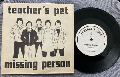 TEACHER’S PET - MISSING PERSON rare UK 1980 PRIVATE PUNK / KBD / POWER POP /MINT